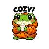 Cozy Frog Pullover Hoodie