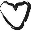 Hand-drawn heart motif