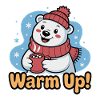 Warm Up Polar Bear Cozy