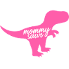 Mommysaur T-Rex Mom Dinosaur Silhouette