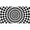 Optische Vortex-Checker-Illusion