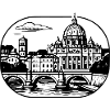 Roman city skyline