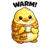 Warmer Chick with Scarf