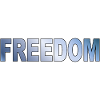Freedom Typography Statement Design