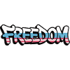 Freedom Typography Statement Design