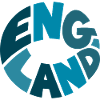 England Circle Logo Typography