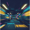 Neon Tunnel Subway Berlin