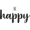 Be Happy Lettering Trend
