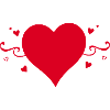 Valentines Red Heart, Valentine's Day