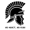Black Warrior Helmet Without Mercy