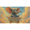 Elephant bath in the sky