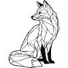 eleganter Fuchs