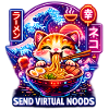 Kawaii Cat Ramen Nouilles Anime Chat