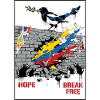 Hope Break Free Colombia Street Art