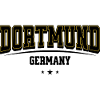 Dortmund Yellow Outline Wordmark