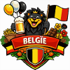 Belgium cheerful logo
