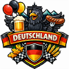 Germany Cartoon Beer Sausage Flag