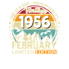 70-års fødselsdag februar 1956 Vintage Vintage