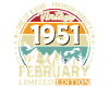 75e anniversaire février 1951 Millésime Millésime