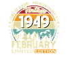 77e anniversaire février 1949 Millésime