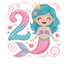 Sirène 2e anniversaire 2 ans