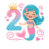Sirène 2e anniversaire 2 ans