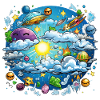Cloud Cosmos Fantasy World