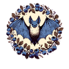Blue Bat Moonberry Circle