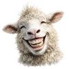Happy Sheep Smile