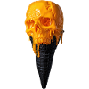 Schmelzender Schädel Eis am Cone