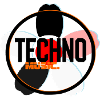 Techno Music Circle Logo