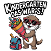 KINDERGARTEN THAT'S IT! Now a schoolchild!