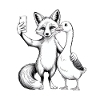 Fuchs und Gans