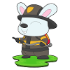 Pompiers Rabbit Extincteur Brigade