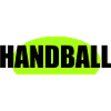 Impression néon vert néon de handball