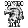 Golden Eagle Soaring High Liberty