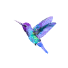 Nordic Print - Kolibri - Purple