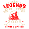 25e anniversaire motard motard 2001