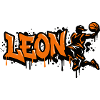 LEON Graffiti Basketball Dunk