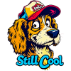 Still Cool Dog Mascot