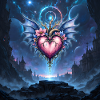 Winged Heart in Cosmos