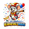 Karnevalsmaus Party-Motiv