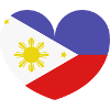 Philippines heart flag