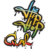 Hip Hop Girl Graffiti 