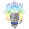 Yoga Cat Meditation Cats Yoga