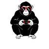 Chill monkey with controller