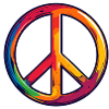 Rainbow Peace Symbol