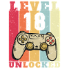 Level 18 Birthday 18 Years Old