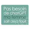Humor woman and chatGPT