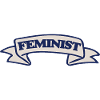 Feminist Crest Ribbon Design
